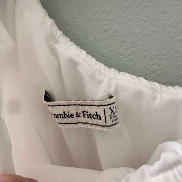 Abercrombie & Fitch White One Shoulder Mini Dress Women's XS - Picture 4 of 7